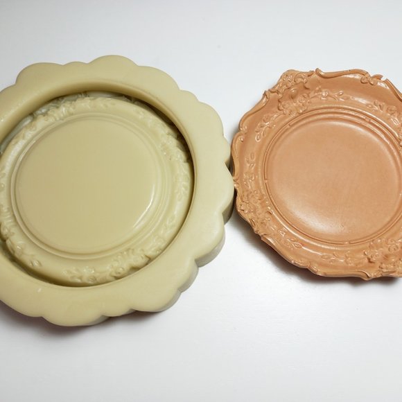 Vintage Silicone Jewelry Tray mold, mold for resin,mold for jesmonite - Picture 2 of 5